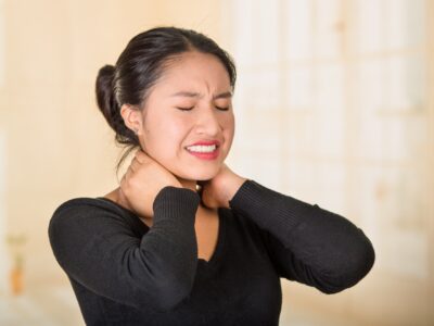 Woman with Neck Pain